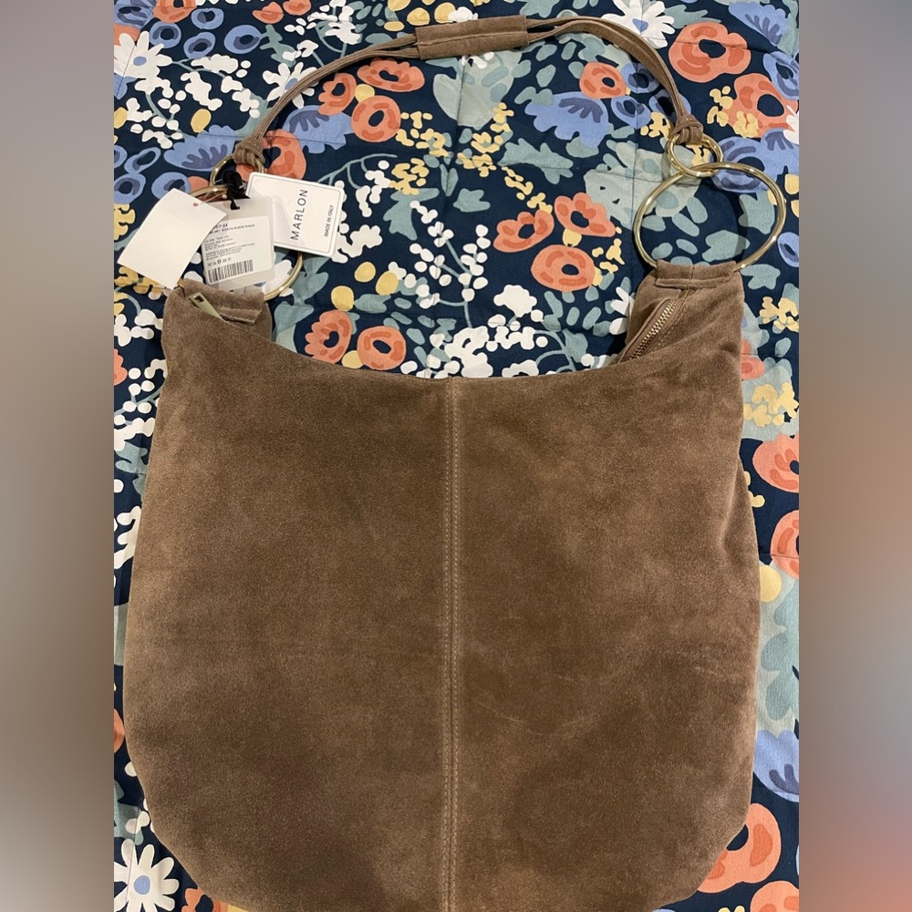 Marlon genuine leather hobo style bag